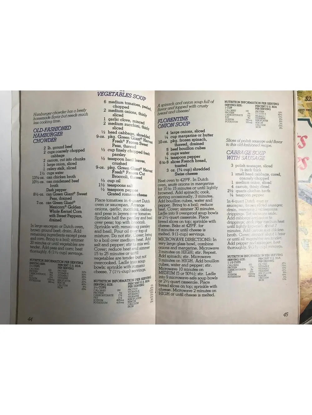 Vintage Pillsbury Cookbook Lot: 1980s-90s Recipe Books
